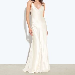 Rat & Boa Sade Slip Dress S Ivory